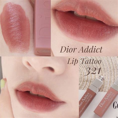 dior lip tattoo 321